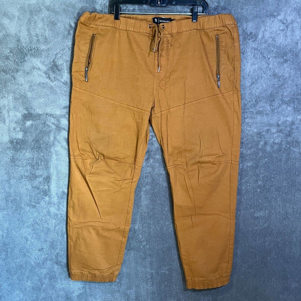 Akademiks Mens Stacked Joggers 3X Drawstring Waist
